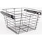 Hardware Resources Dark Bronze Closet Pullout Basket with Slides 16"Dx17"Wx11"H POB1-161711ORB - alternate 1